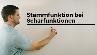 Stammfunktion bestimmen bei Scharfunktionen Aufleitung Integral  Mathe by Daniel Jung [upl. by Wyndham]