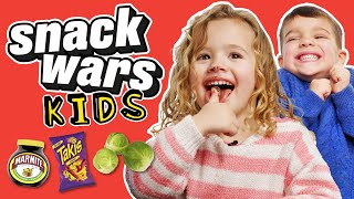 Kids Try quotDISGUSTINGquot Adult Food From Around The World  Snack Wars [upl. by Merat]