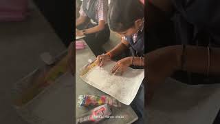 warli art painting competition Chikhli Kanya shala 🏹🌱 adiwasi warliart [upl. by Moule]