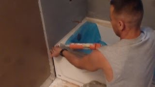 How To Tile A Bathroom Wall  Tools and Preparation [upl. by Dnilasor]