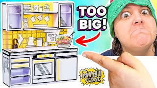 40 TINY Kitchen is TOO BIG Miniverse Make It Mini Kitchen Unbox Review [upl. by Llebana142]