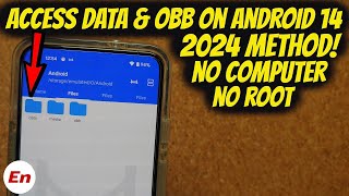 android 14 me config file kaise lagaye bgmi  ZArchiver me data access kaise kare  Cant folder [upl. by Freda161]