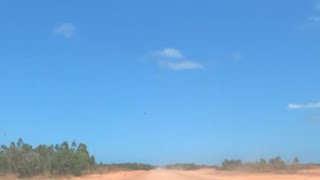 Wide blue skies over Weipa  A scenic drive on the PDR [upl. by Kynthia387]