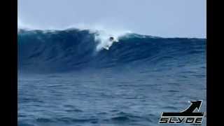 Slyde Handboards Handboarding bodysurfing in Fiji 3 feet of water [upl. by Acinemod]