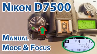 Nikon D7500 How to work with manual exposure [upl. by Einattirb434]