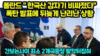 quot한국산 가격이 갑자기 올라버렸다quot 폭탄발표에 뒤늦게 난리난 폴란드상황 간보는사이 최소 2개국등장 발칵뒤집혀 [upl. by Neal]