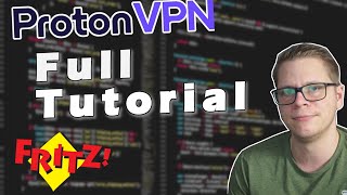 WireGuard VPN mit der Fritzbox  SICHER mit ProtonVPN  WireGuard VPN Anbieter  REUPLOAD [upl. by Kiel]