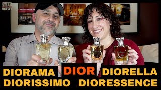 Dior Diorama Diorissimo Diorella Dioressence Review [upl. by Bridget]