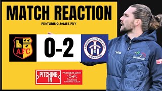 🎙  James Fry on Leiston FC defeat [upl. by Woods]