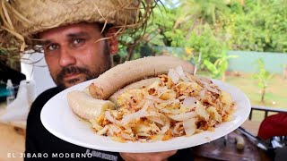 UNO DE LOS PLATOS MAS TRADICIONALES DE PUERTO RICO BACALAO CON GUINEOS SANCOCHAOS COMO ABUELA [upl. by Nnahteb741]