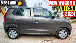 New 2024 Maruti Suzuki Wagonr Vxi Cng On Road Price Mileage Feature Review  Wagonr [upl. by Timothee]