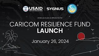 CARICOM Resilience Fund Launch  January 26 2024 [upl. by Airdnahs]