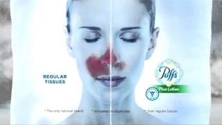 Puffs Plus Lotion Tissue Demo [upl. by Yesdnyl938]