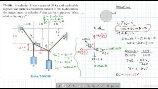 7–100 Internal Forces Chapter 7 Hibbeler Statics Benam Academy [upl. by Ploss]