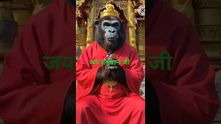 जय हनुमान ज्ञान गुन सागर 🙏l Gorilla Video lShorts [upl. by Eivlys]