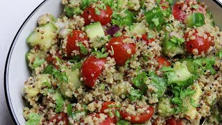 Quinoa Recipes  Best Quinoa Salad  AampA Homemade [upl. by Faythe]