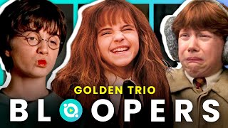 Harry Potter Best and Funniest Golden Trio Bloopers  OSSA Movies [upl. by Boleyn]