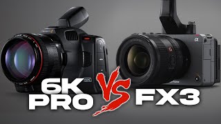 FX3 VS BMPCC 6K PRO  Is The FX3 Really 1400 Better [upl. by Ecyrb]