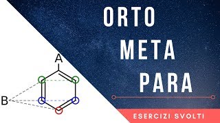 Orto Meta Para Ecco cosa Significa  55 Esercizi  Chimica Organica [upl. by Geesey]