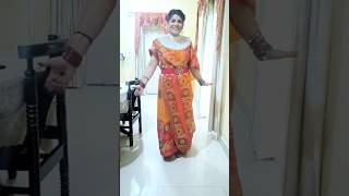 Traditional Bengali sareeHow to wear Bangali saree Beauty and Styleshorts trending video [upl. by Eeliab]