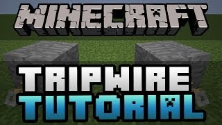 Minecraft  Tripwire Tutorial TU14 Update Xbox 360  PS3  Tripwire Hook Guide for Minecraft [upl. by Ahsakal]