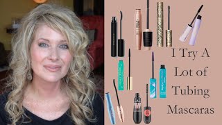 MY DEEP DIVE INTO TUBING MASCARAS  It Was Eye Opening Beauty at 68 [upl. by Wawro]