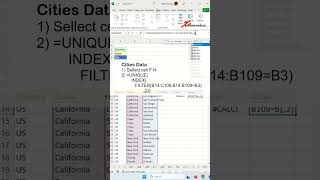 How do I create a dependent dropdown list in Excel  Excel Tip and Tricks [upl. by Festatus]