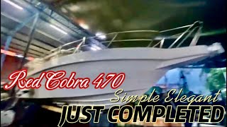 Revealing Our Newly completed Fishing Yacht  Red Cobra 470 [upl. by Irfan]