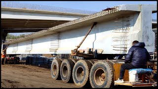 Amazing Modern Bridge Construction Process！LargeScale Bridge Factory [upl. by Alletnahs]