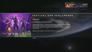 Destiny 2052 Weekly Reset 311023 quotÜbersichtquot Festival der Verl  Saison 22  Woche 11 😄HDPS5 [upl. by Renie]