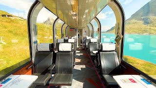 🇨🇭🇮🇹Riding the Most Beautiful Train from Switzerland to Italy  Bernina Express StMoritz →Tirano [upl. by Frohman]