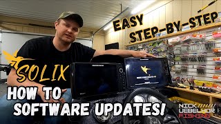 Humminbird Solix Software Update Easy StepByStep Instructions [upl. by Scevour]