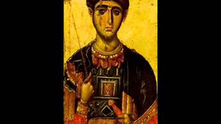 Saint Demetrios apolytikion English subtitles [upl. by Tilford]