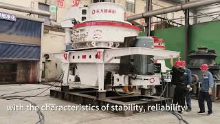 VSI1263 Vertical shaft impact crusher sand making machine test machine before delivery [upl. by Wearing]