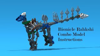 Lego Bionicle Moc Tutorial Rahkshi Combo Rahkiosaur [upl. by Annamarie]