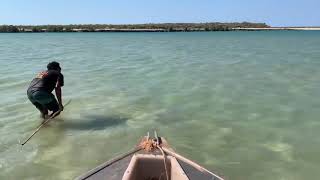 Aboriginal man spearing fish 🐟 [upl. by Jacoba]