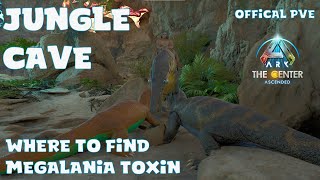 The Center Jungle Cave  Easy Silica Pearls amp Megalania Toxin  Ark Survival Ascended  Official PVE [upl. by Carlen612]