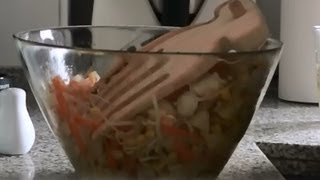 Ensalada amarilla al maíz  Receta de ensalada fácil y deliciosa [upl. by Cyprio706]