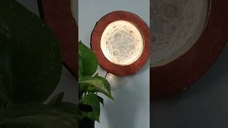 Moon 🌕lamp make at home 😱 trending diy handmadecards moonlight vairalvideo cardboardcraft [upl. by Llerut]