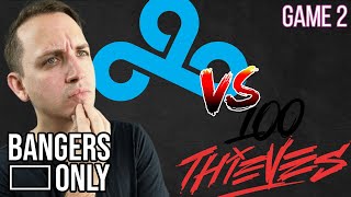 Cloud9 vs 100 Thieves Game 2 March 14th 2024  Bangers Only [upl. by Airdnaid]