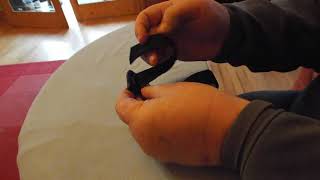 How to thread a webbing strap onto a ladder lock buckle [upl. by Sawyere145]