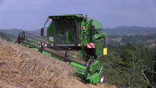 Dreschen extrem  Spezialdrescher DeutzFahr M3575  Extreme Combine Harvester  UltraHD [upl. by Ossie]