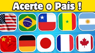 ADIVINHE A BANDEIRA  🌍 Você Consegue Acertar Todas  Teste seu QI nesse super QUIZ [upl. by Annaert700]