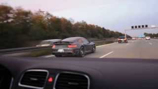 Golf HGP 36 Biturbo 745ps spielt mit dem Porsche Turbo S [upl. by Yran]