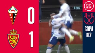 RESUMEN  CD Mensajero 01 Real Zaragoza  Copa del Rey  Primera Eliminatoria [upl. by Anirbed]