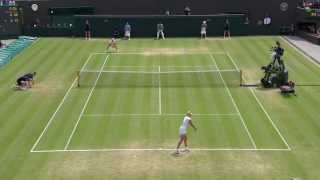 Wimbledon 2013 Day 7 Highlights Laura Robson v Kaia Kanepi [upl. by Aicia242]