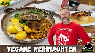 Veganes 3 Gänge Menü vom Feinsten Ein Weihnachtsessen womit Du jeden begeistern wirst [upl. by Aleras]