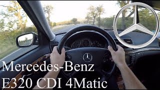 MercedesBenz E320 CDI 4Matic W211 POV Test Drive  Acceleration 0  200 kmh [upl. by Yecats]