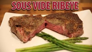 Best Sous Vide Ribeye  How to Sous Vide Steaks [upl. by Amlev]