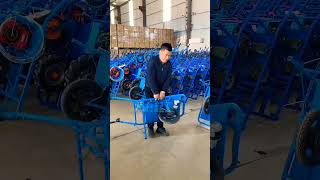 Wheelbarrow electric trolley kola salad grain is a good helper in the construction industry [upl. by Amjan]